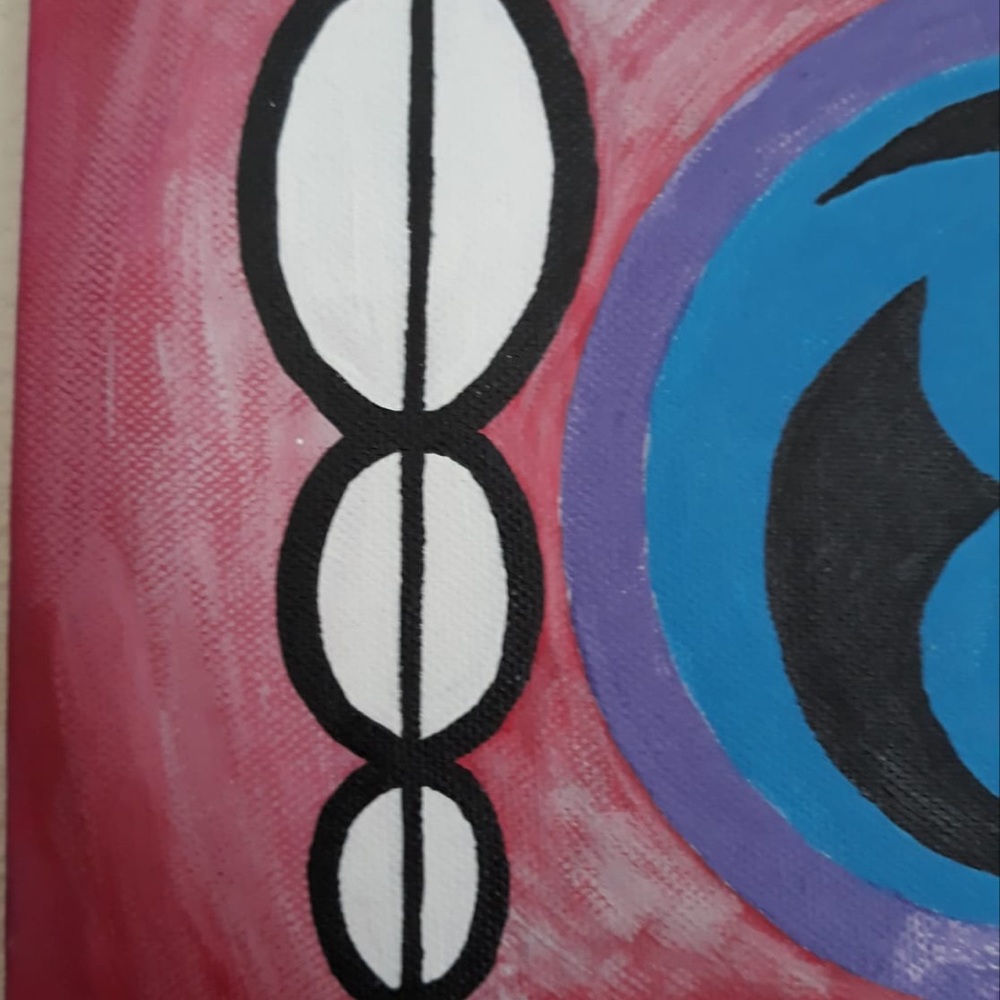Handpainted Health Mandala - Picture 2 of 3